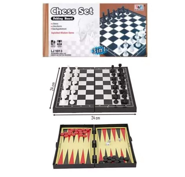 Jogo de xadrez 3 em 1