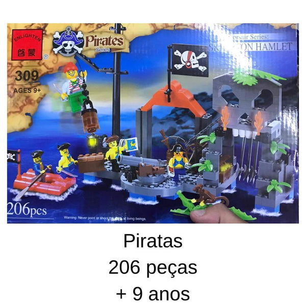 Construção "Piratas" 206 peças