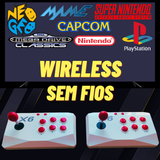 Consola PREMIUM com milhares de jogos com dois comandos sem fios Branca