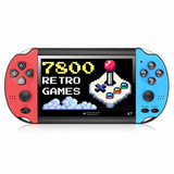 Consola portátil com milhares de jogos retro e multifunções