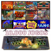 Consola Pandora Box retroiluminada con 10.000 juegos retro y juegos 3D y sistema de sonido Street Fighter Special Edition