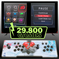Consola Pandora Box retroiluminada con 26800 juegos retro y juegos 3D y sistema de sonido