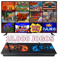 Consola Pandora Box Retroiluminada com 10.000 jogos retro e jogos 3D e sistema de som