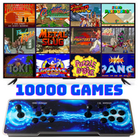 Consola Pandora Box retroiluminada con 10.000 juegos retro y juegos 3D y sistema de sonido Street Fighter Special Edition