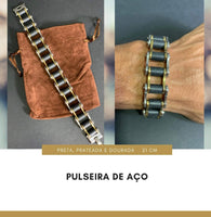 Pulsera de acero para hombre cod. H38