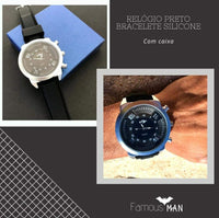 Orologio da uomo con cinturino in silicone cod. H23