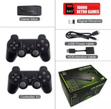 Consola com milhares de jogos retro e 2 comandos sem fios