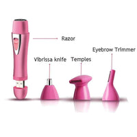 Mini rifinitore viso da donna 4 in 1