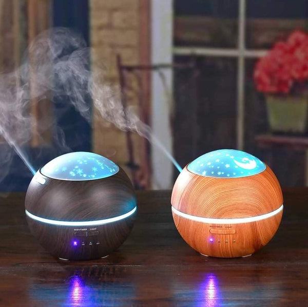 Humidificador LED y difusor de aroma.