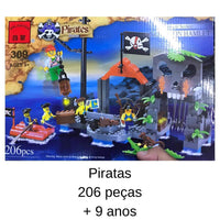 Construção "Piratas" 206 peças