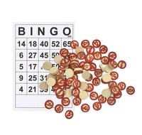 Juego de bingo de madera