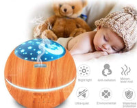 Humidificador LED y difusor de aroma.